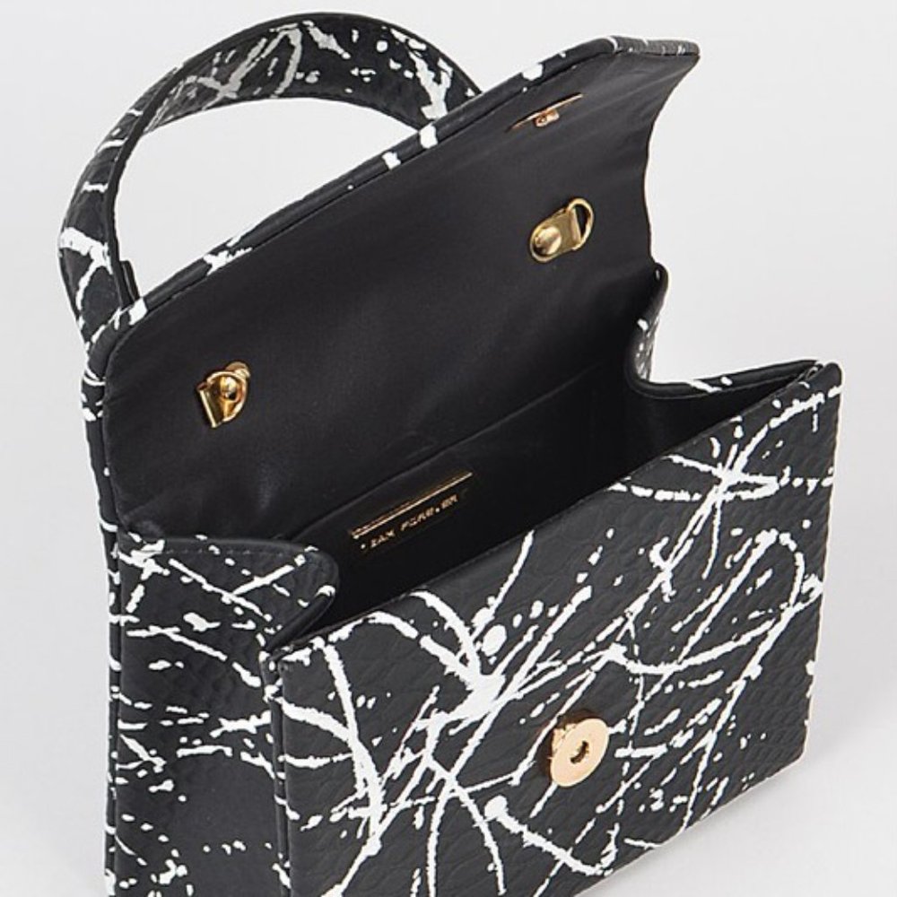 1 LEFT!! CALL IT ABSTRACT SPLATTER PAINT BAG - Picture 3 of 4